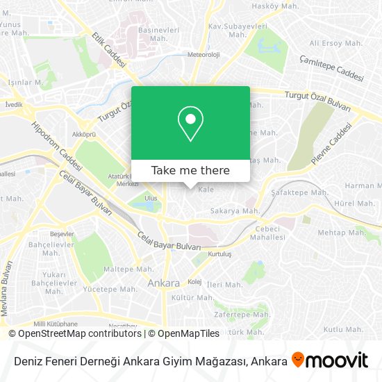 Deniz Feneri Derneği Ankara Giyim Mağazası map