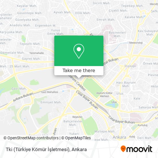 Tki (Türkiye Kömür İşletmesi) map