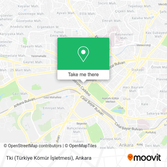Tki (Türkiye Kömür İşletmesi) map