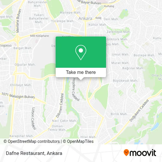 Dafne Restaurant map