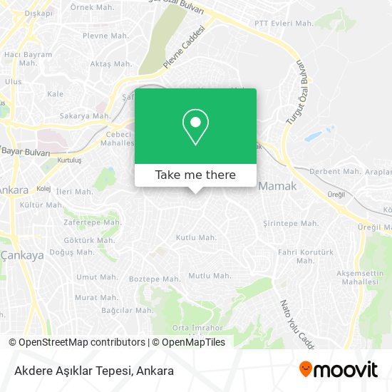 Akdere Aşıklar Tepesi map