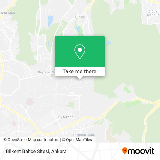 Bilkent Bahçe Sitesi map