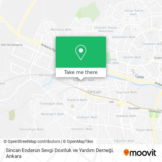 Sincan Enderun Sevgi Dostluk ve Yardım Derneği map