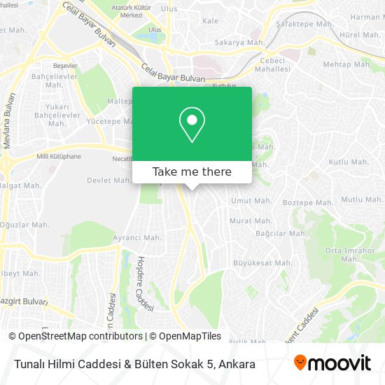 Tunalı Hilmi Caddesi & Bülten Sokak 5 map