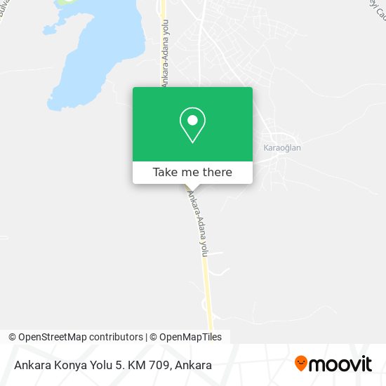 Ankara Konya Yolu 5. KM 709 map