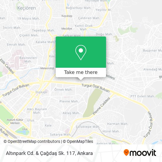Altınpark Cd. & Çağdaş Sk. 117 map