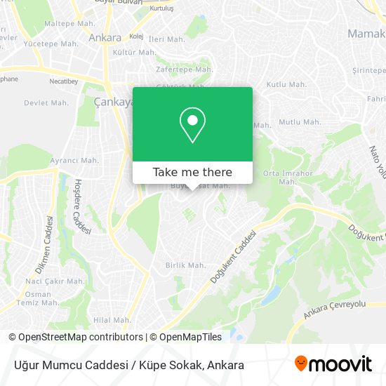 Uğur Mumcu Caddesi / Küpe Sokak map