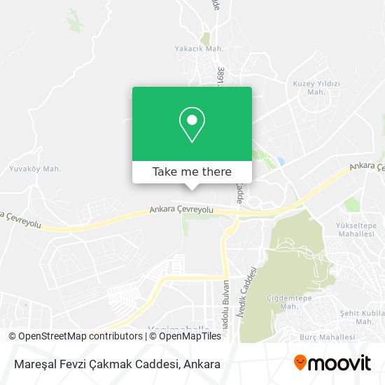 Mareşal Fevzi Çakmak Caddesi map