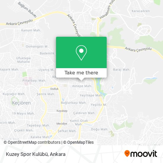 Kuzey Spor Kulübü map