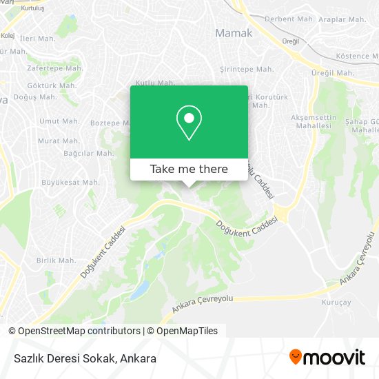 Sazlık Deresi Sokak map