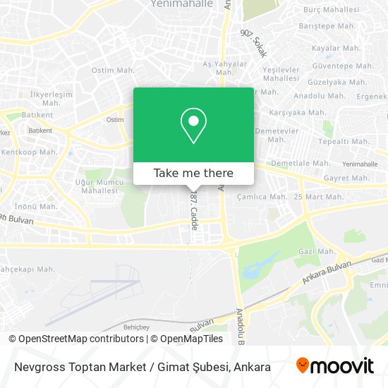 Nevgross Toptan Market / Gimat Şubesi map