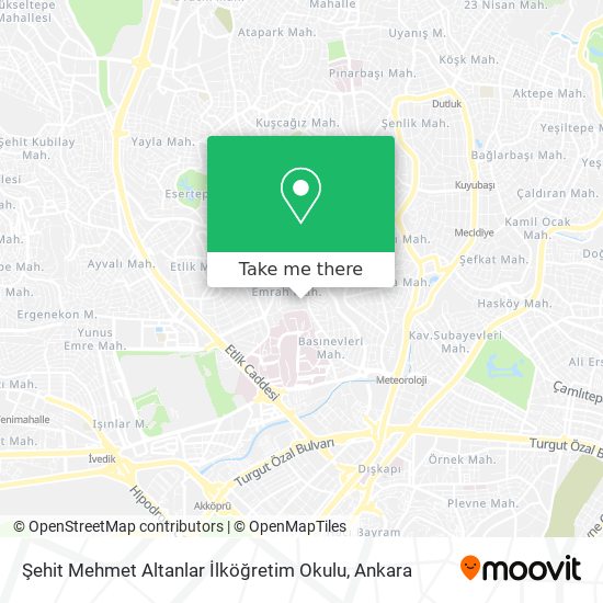 Şehit Mehmet Altanlar İlköğretim Okulu map