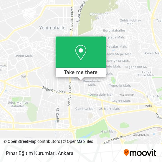 Pınar Eğitim Kurumları map