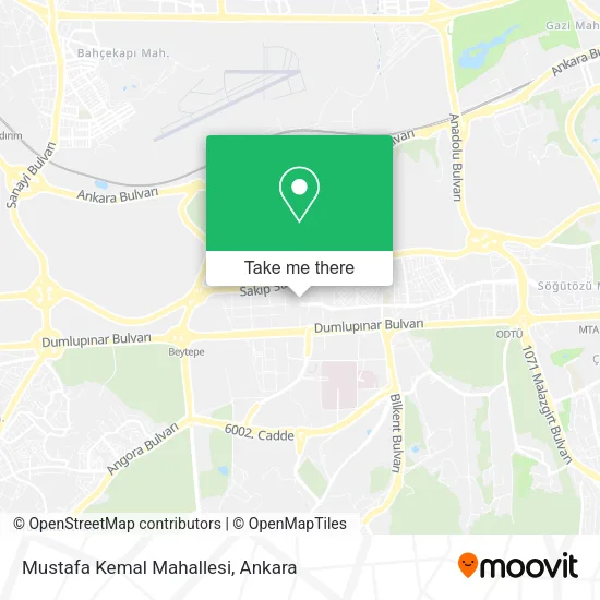 Mustafa Kemal Mahallesi map