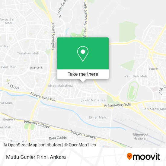 Mutlu Gunler Firini map