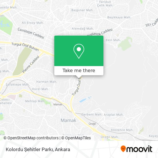 Kolordu Şehitler Parkı map