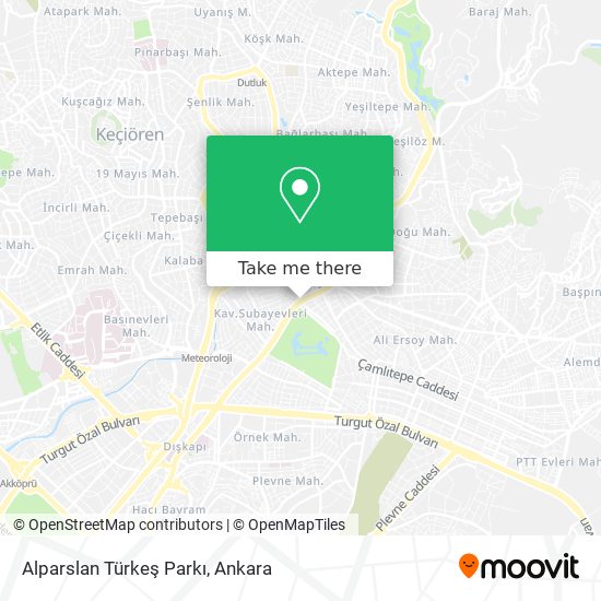 Alparslan Türkeş Parkı map