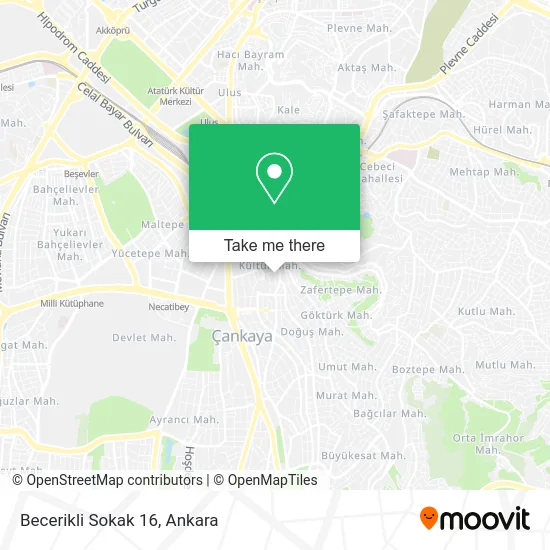 Becerikli Sokak 16 map