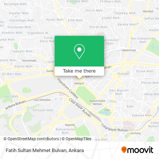 Fatih Sultan Mehmet Bulvarı map