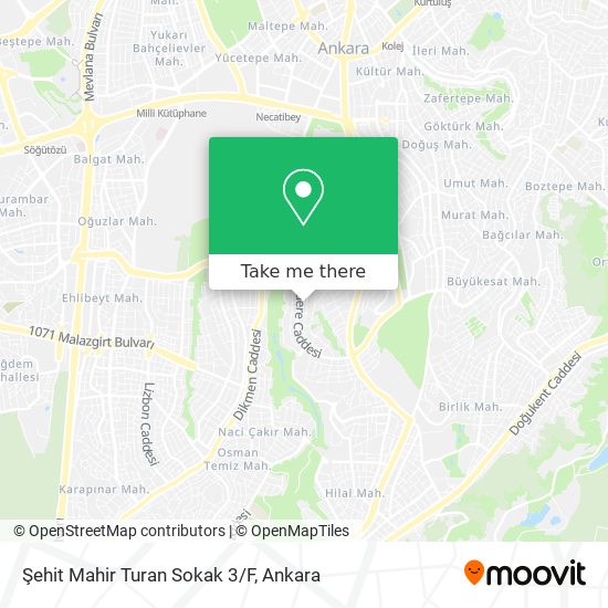 Şehit Mahir Turan Sokak 3/F map