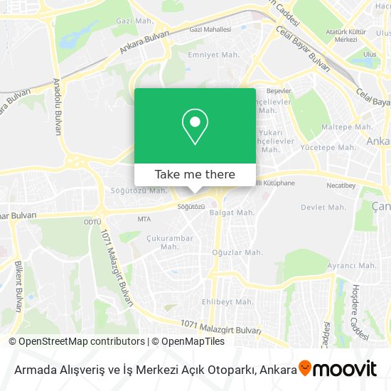 Armada Alışveriş ve İş Merkezi Açık Otoparkı map
