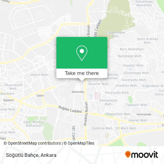 Söğütlü Bahçe map