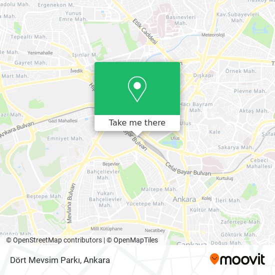 Dört Mevsim Parkı map