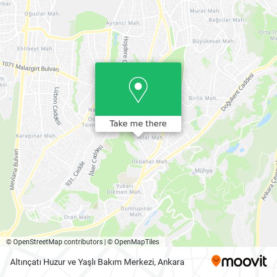 Altınçatı Huzur ve Yaşlı Bakım Merkezi map