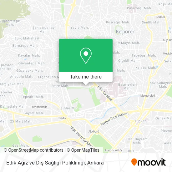 Etlik Ağız ve Diş Sağligi Poliklinigi map