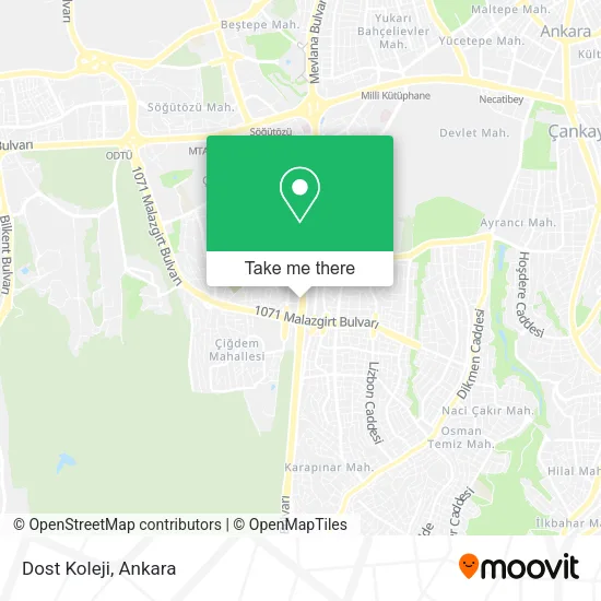 Dost Koleji map