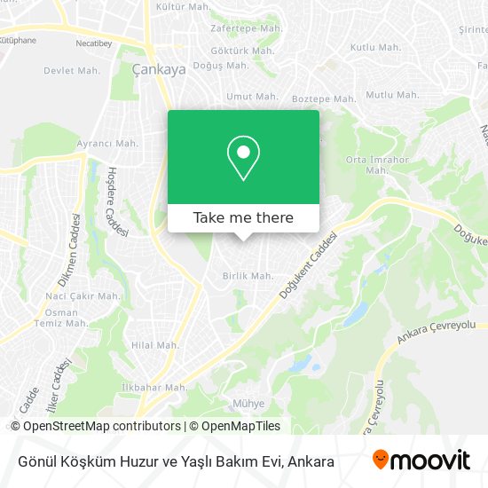 Gönül Köşküm Huzur ve Yaşlı Bakım Evi map