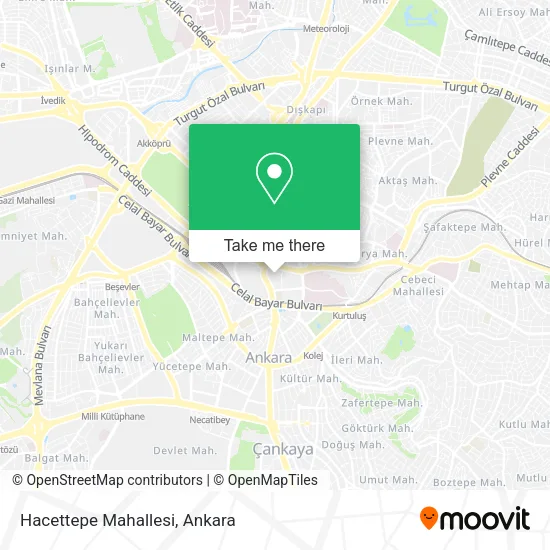 Hacettepe Mahallesi map