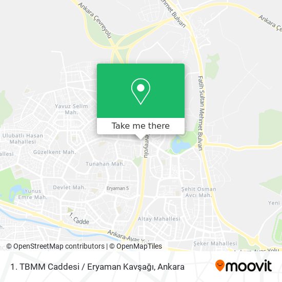 1. TBMM Caddesi / Eryaman Kavşağı map