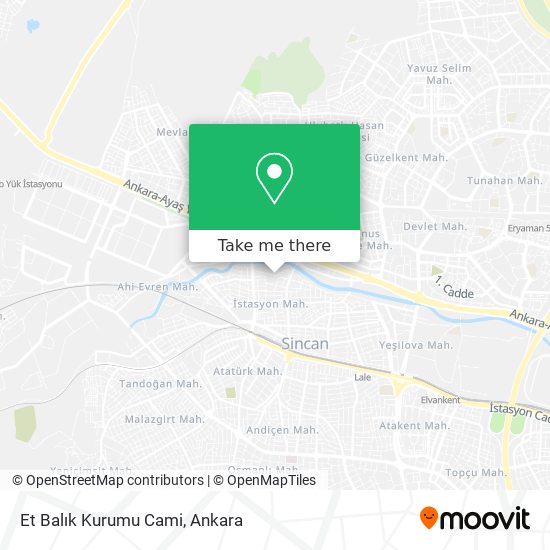 Et Balık Kurumu Cami map