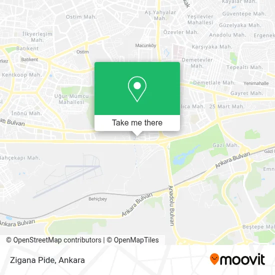 Zigana Pide map