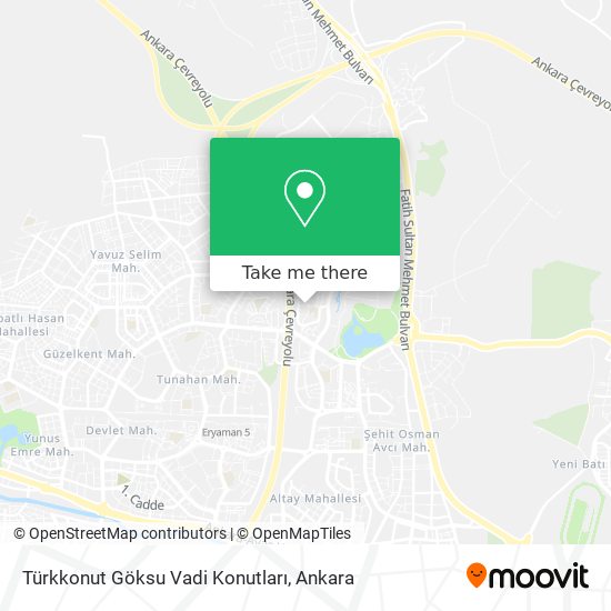 Türkkonut Göksu Vadi Konutları map