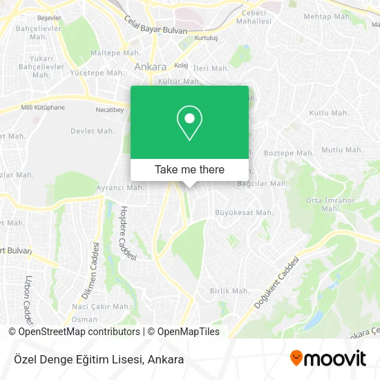 Özel Denge Eğitim Lisesi map