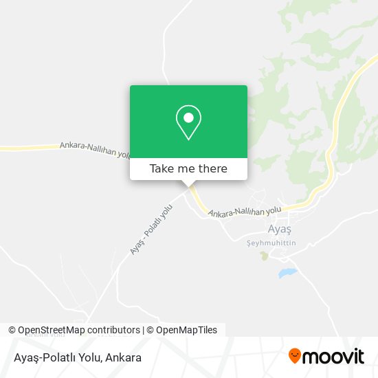 Ayaş-Polatlı Yolu map