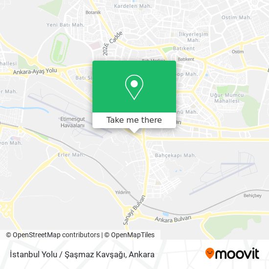 İstanbul Yolu / Şaşmaz Kavşağı map