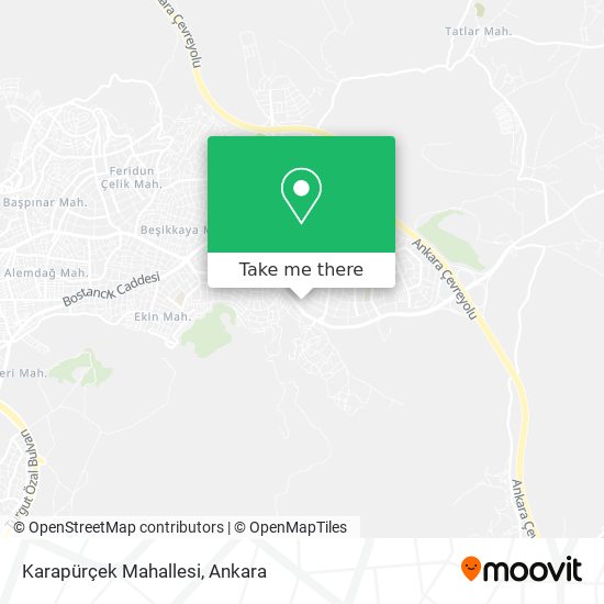 Karapürçek Mahallesi map