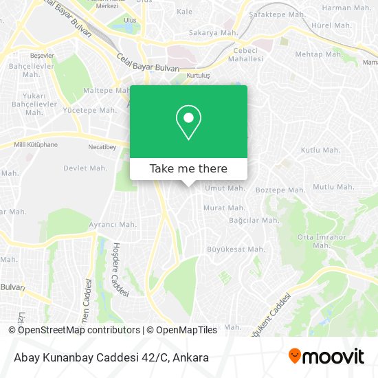 Abay Kunanbay Caddesi 42/C map