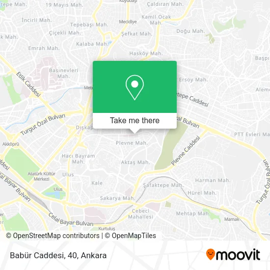 Babür Caddesi, 40 map