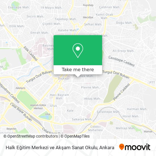 Halk Eğitim Merkezi ve Akşam Sanat Okulu map