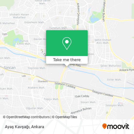 Ayaş Kavşağı map