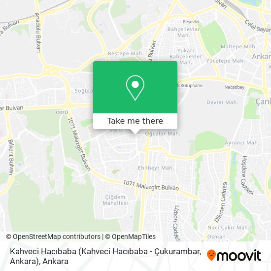 Kahveci Hacıbaba (Kahveci Hacıbaba - Çukurambar, Ankara) map