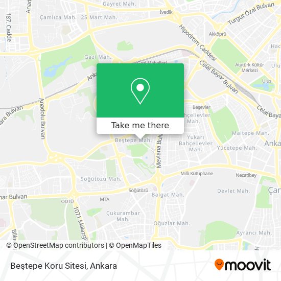 Beştepe Koru Sitesi map