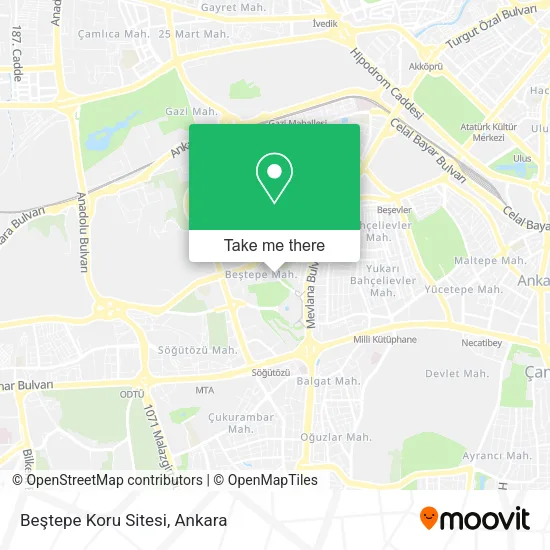 Beştepe Koru Sitesi map