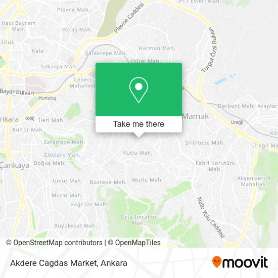 Akdere Cagdas Market map