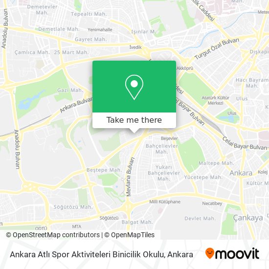 Ankara Atlı Spor Aktiviteleri Binicilik Okulu map