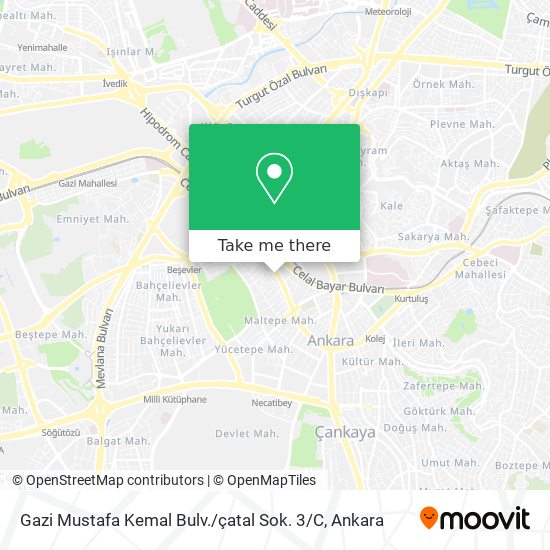 Gazi Mustafa Kemal Bulv. / çatal Sok. 3 / C map